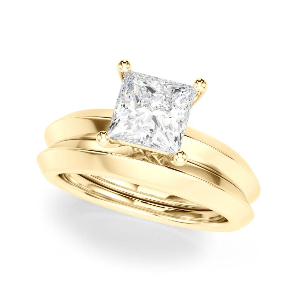 Oval Center Marquise & Round Diamond Engagement Ring · 0.52 ct tw