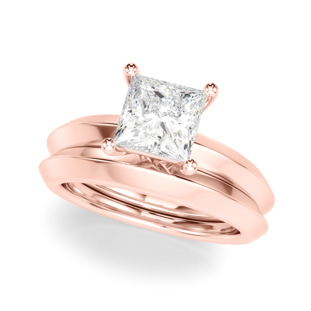 Oval Center Marquise & Round Diamond Engagement Ring · 0.52 ct tw
