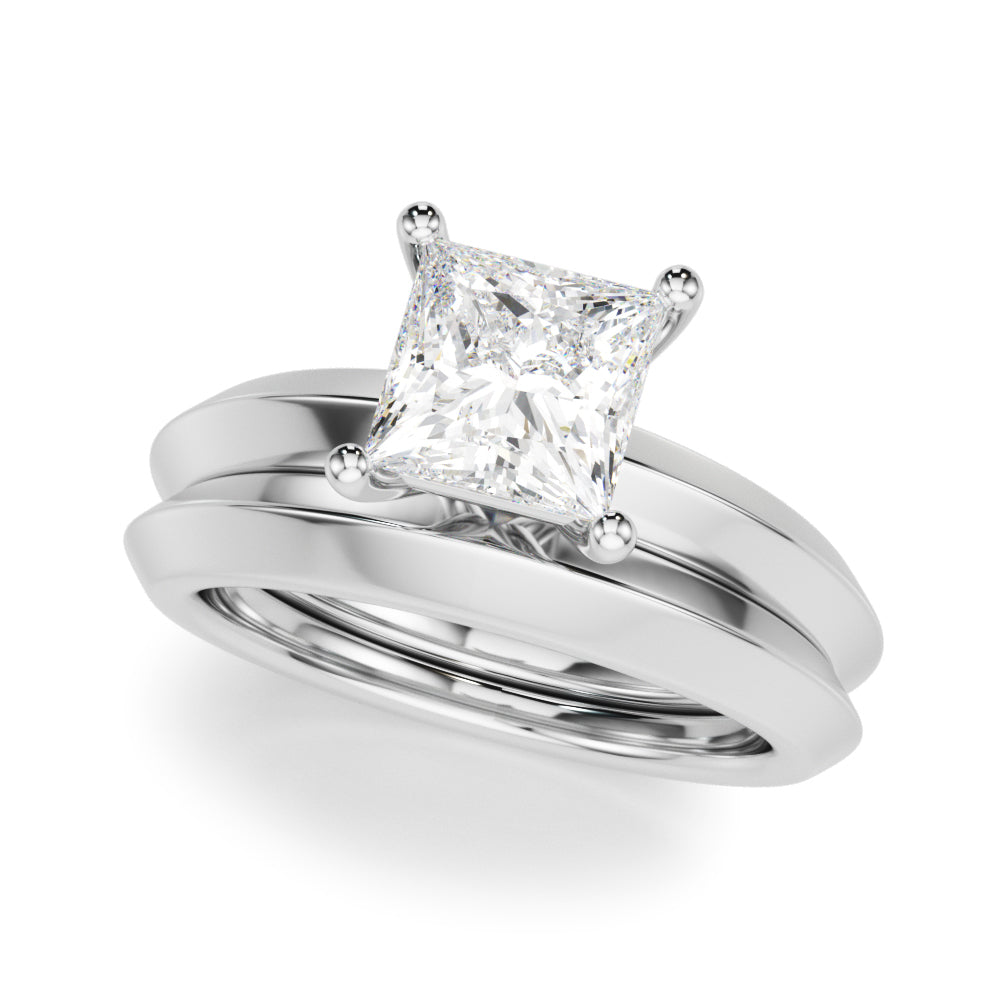 Oval Center Marquise & Round Diamond Engagement Ring · 0.52 ct tw