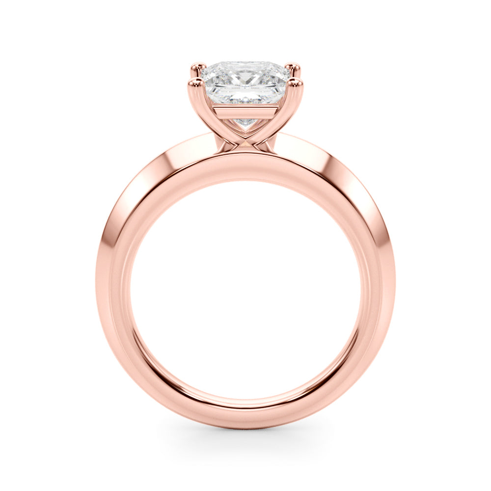 Oval Center Marquise & Round Diamond Engagement Ring · 0.52 ct tw