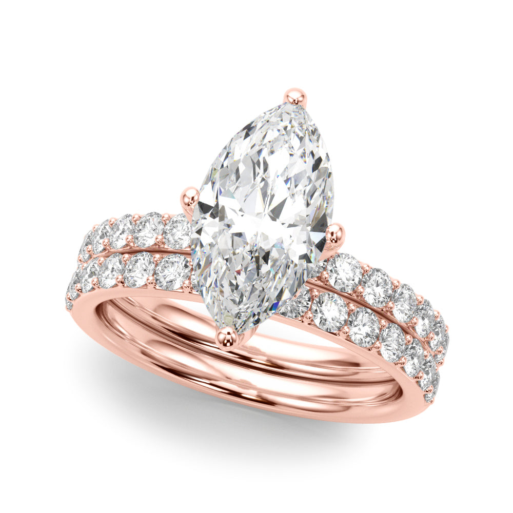 Marquise Diamond Engagement Ring · 0.56 ct tw
