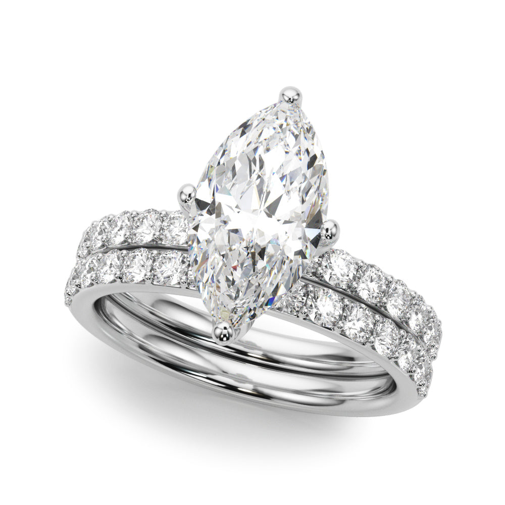 Marquise Diamond Engagement Ring · 0.52 ct tw
