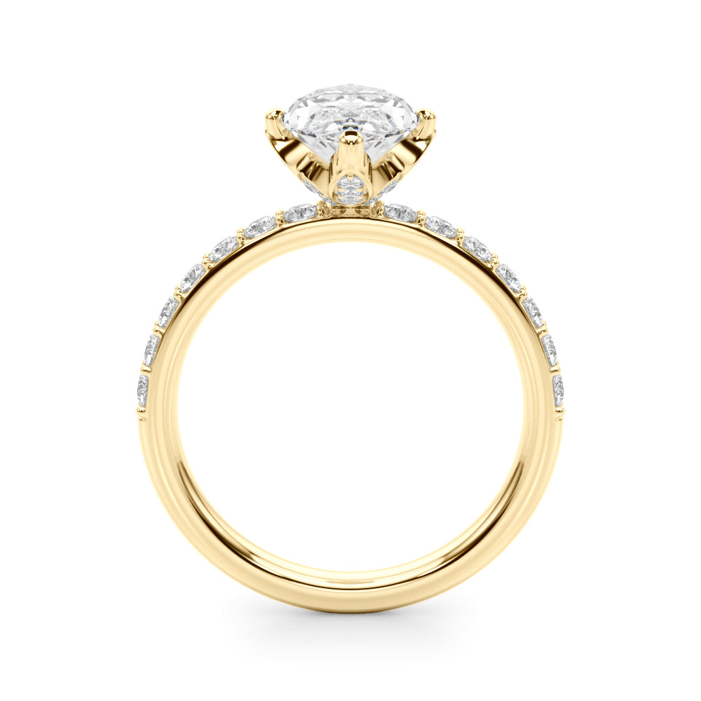 Marquise Diamond Engagement Ring · 0.50 ct tw