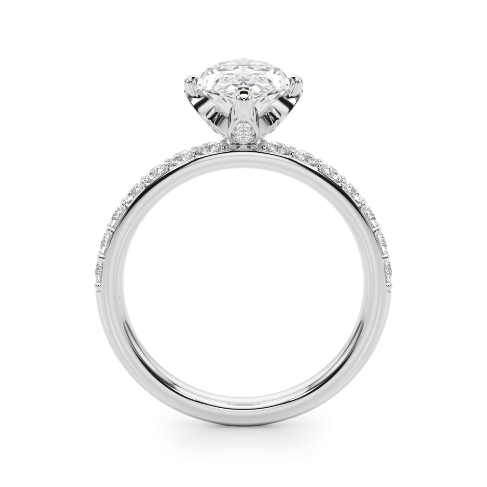 Marquise Diamond Engagement Ring · 0.52 ct tw