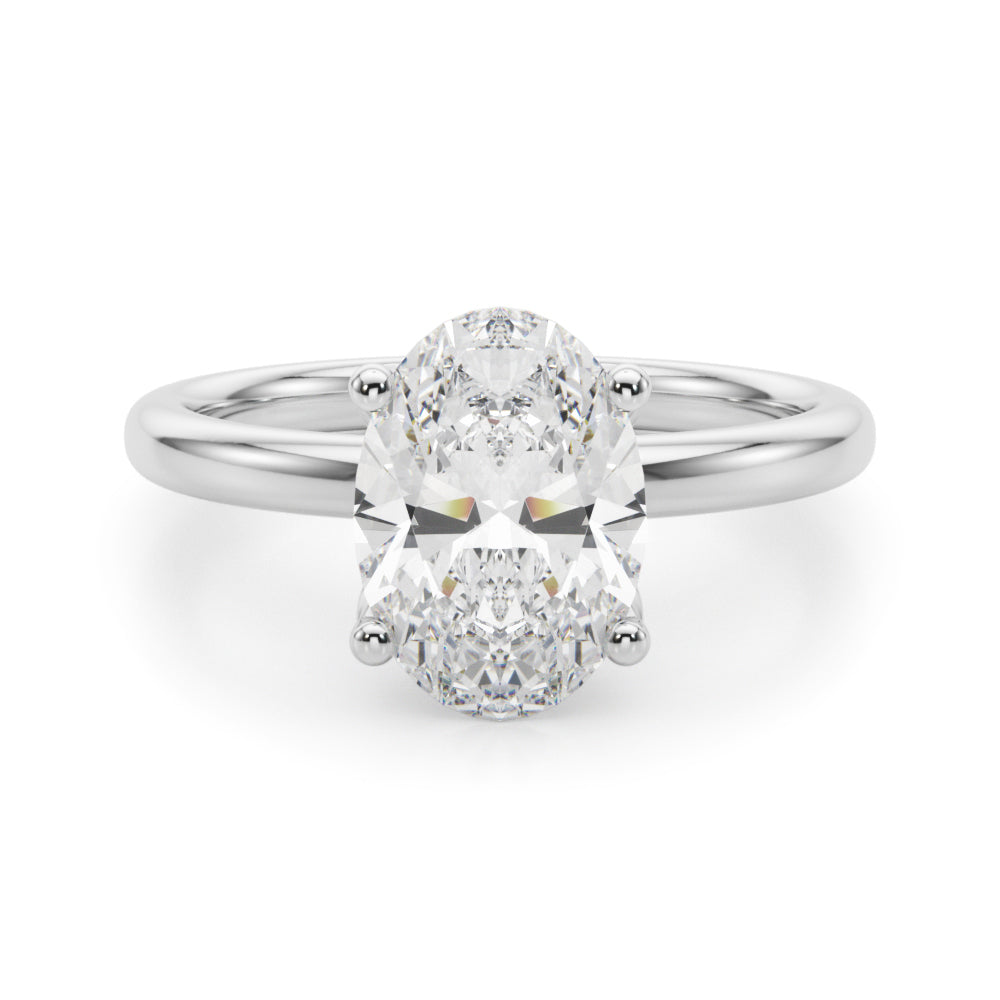 Oval Diamond Engagement Ring · 1.02 ct tw