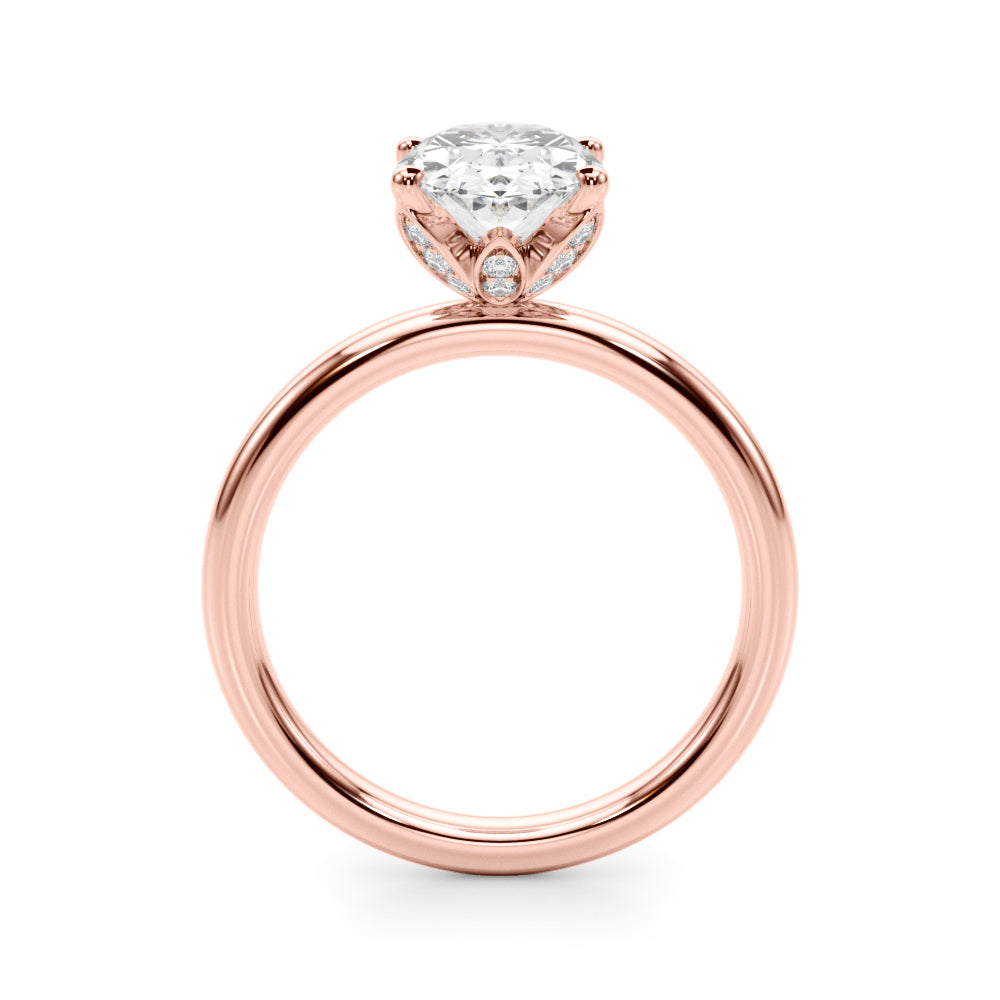 Oval Diamond Engagement Ring · 1.02 ct tw