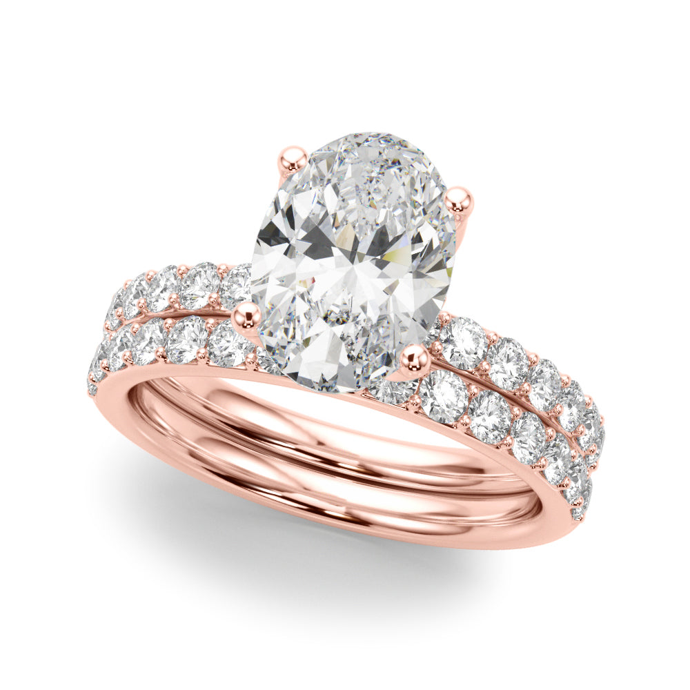 Oval Diamond Engagement Ring · 0.55 ct tw