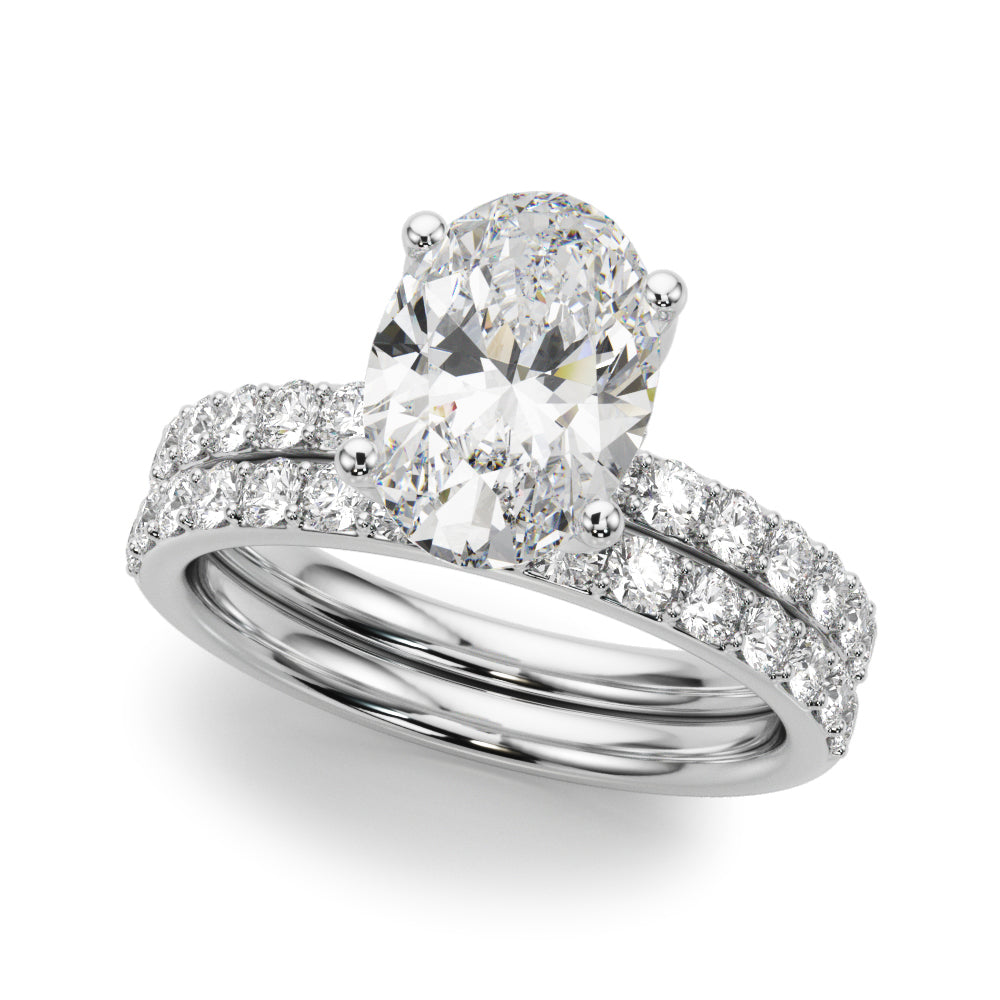 Oval Diamond Engagement Ring · 0.55 ct tw