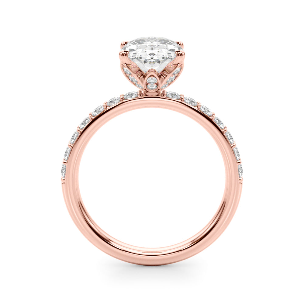 Oval Diamond Engagement Ring · 0.55 ct tw