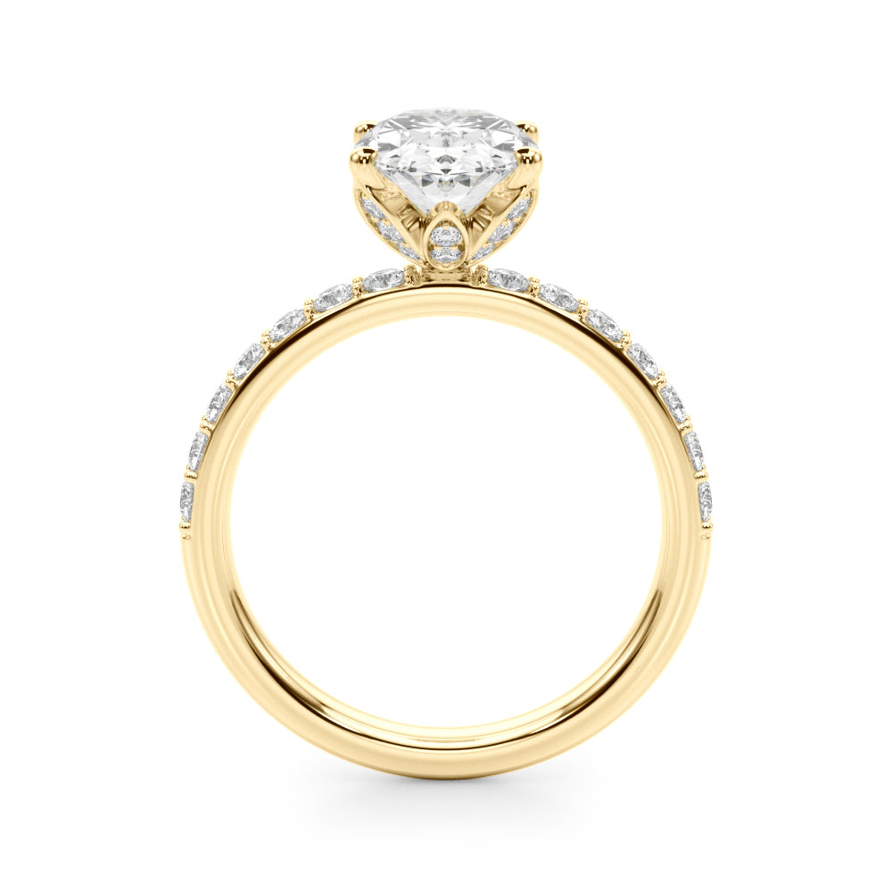 Oval Diamond Engagement Ring · 0.56 ct tw