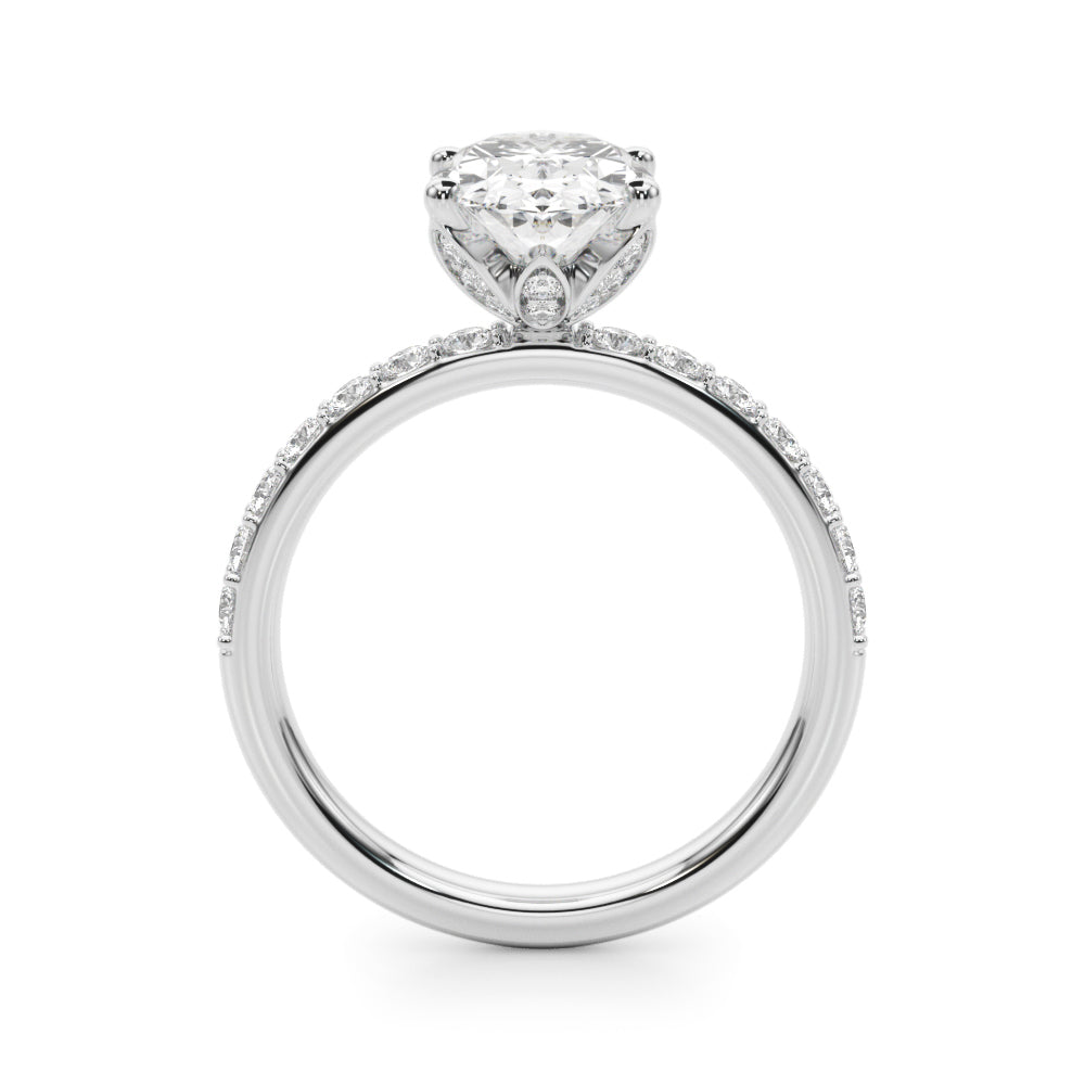 Oval Diamond Engagement Ring · 0.55 ct tw