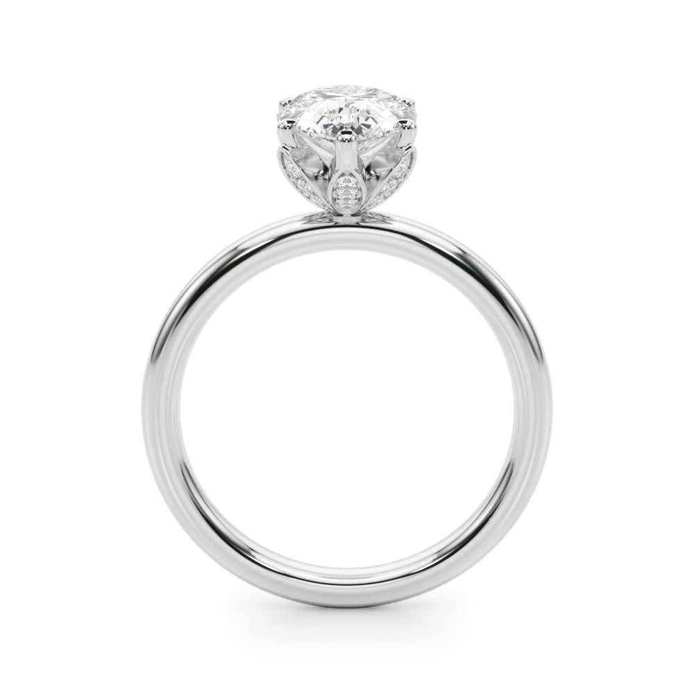 Pear Diamond Engagement Ring · 0.16 ct tw