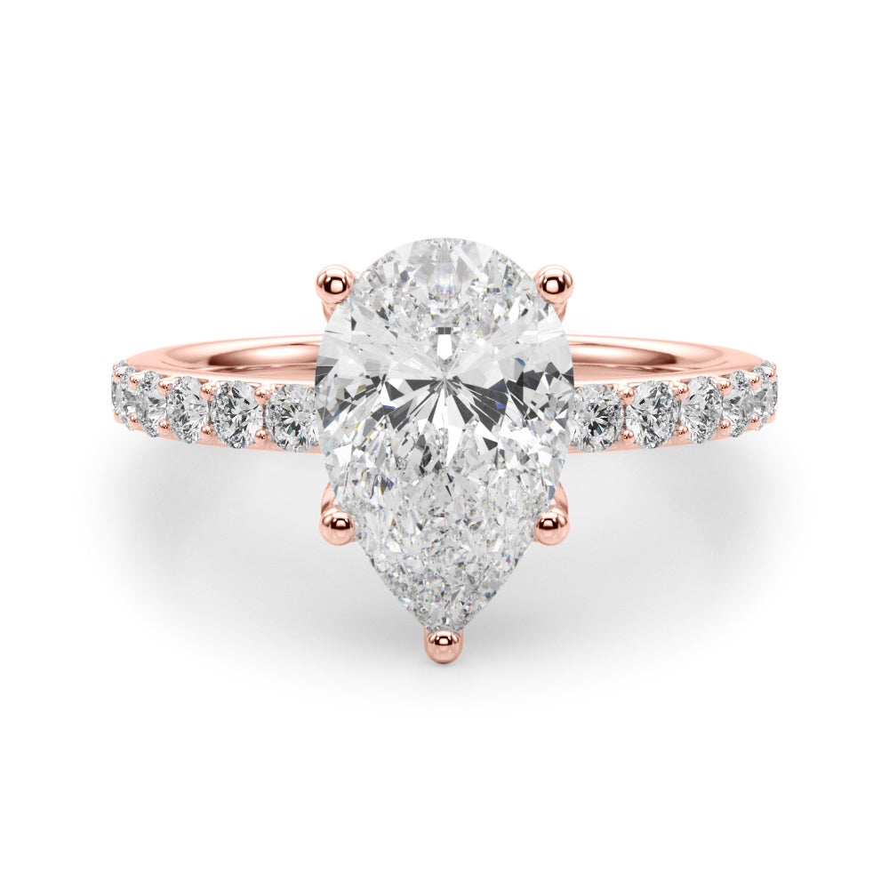 Pear Diamond Engagement Ring · 0.57 ct tw