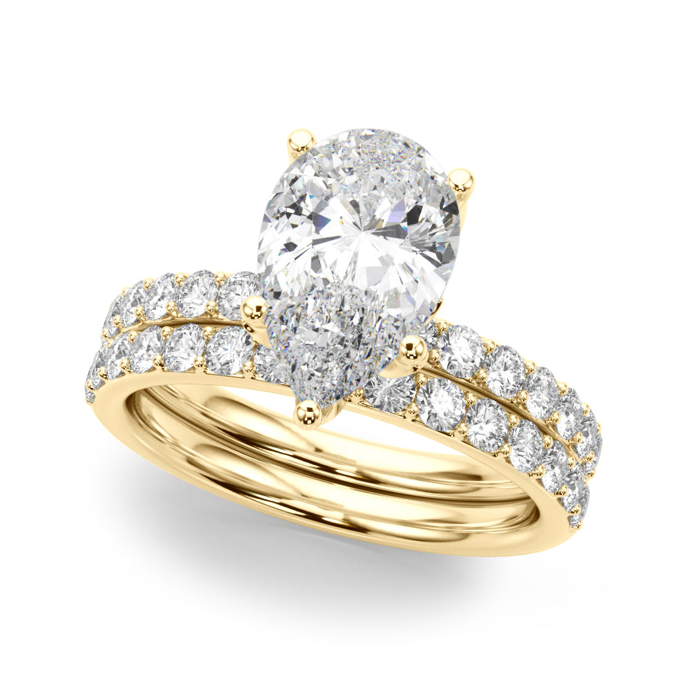 Pear Diamond Engagement Ring · 0.57 ct tw
