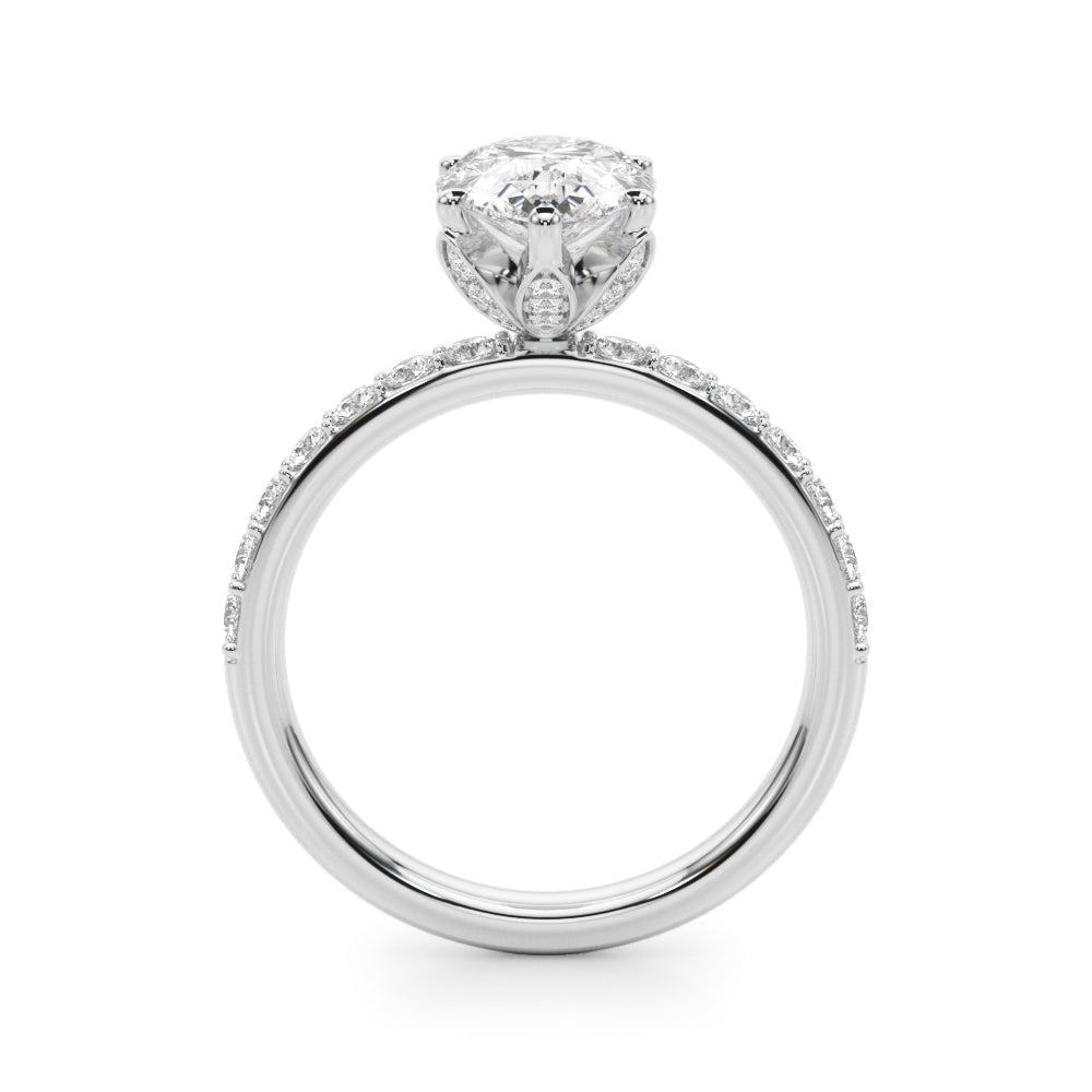 Pear Diamond Engagement Ring · 0.47 ct tw