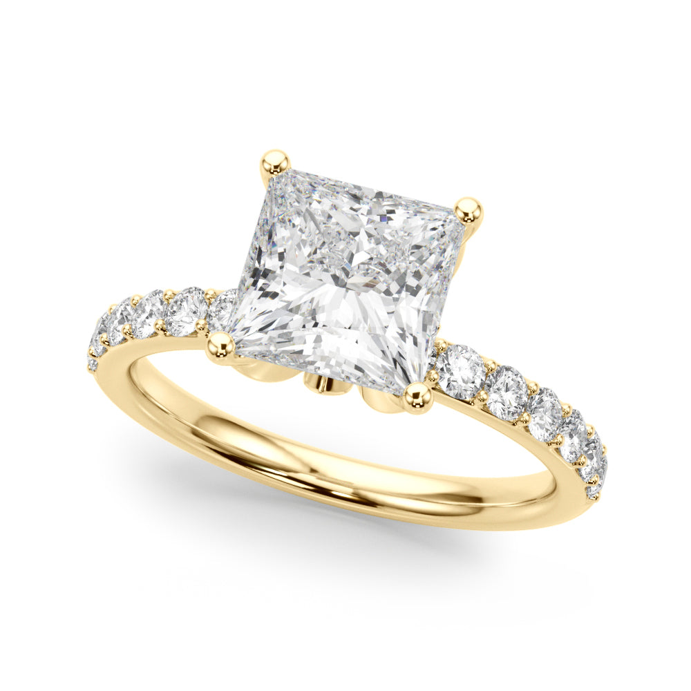 Square Diamond Engagement Ring · 1.26 ct tw