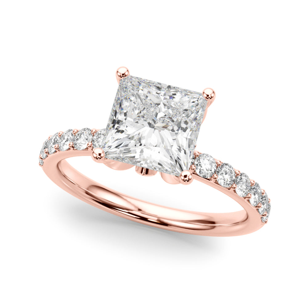 Square Diamond Engagement Ring · 1.26 ct tw