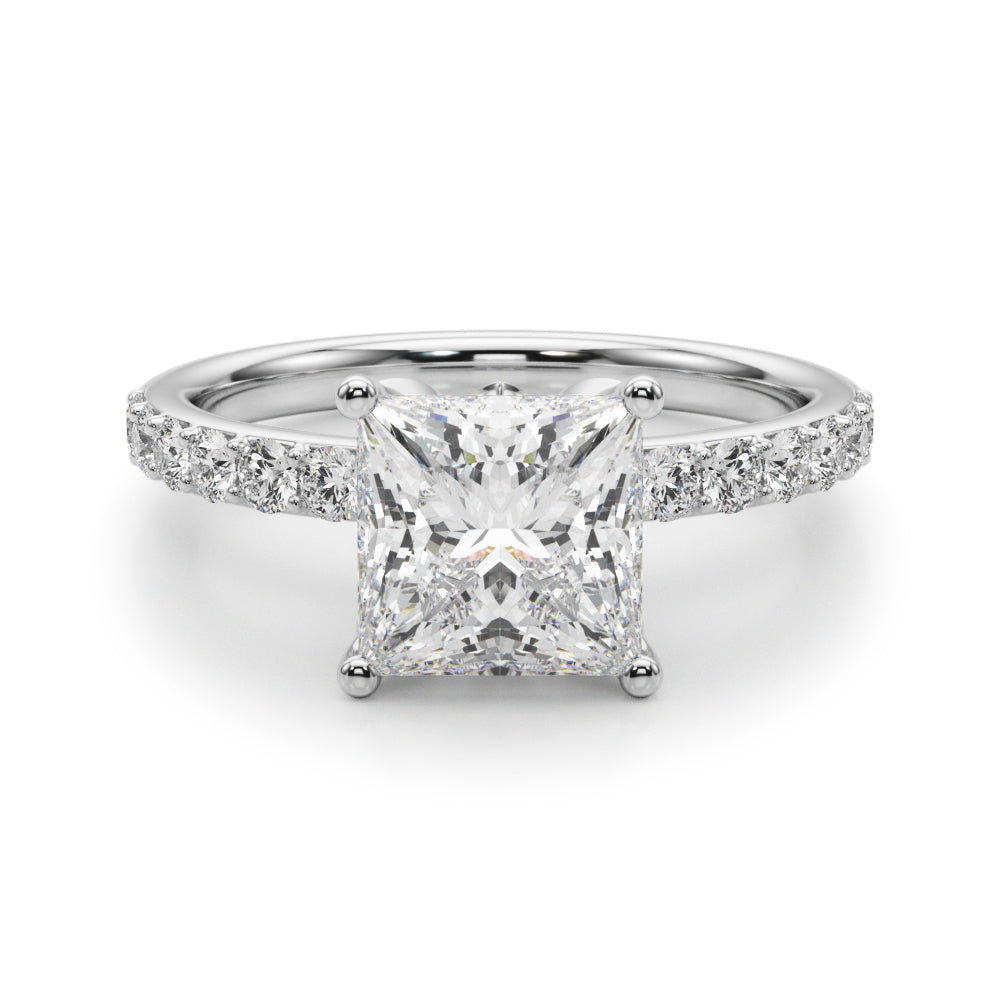 Square Diamond Engagement Ring · 2.55 ct tw