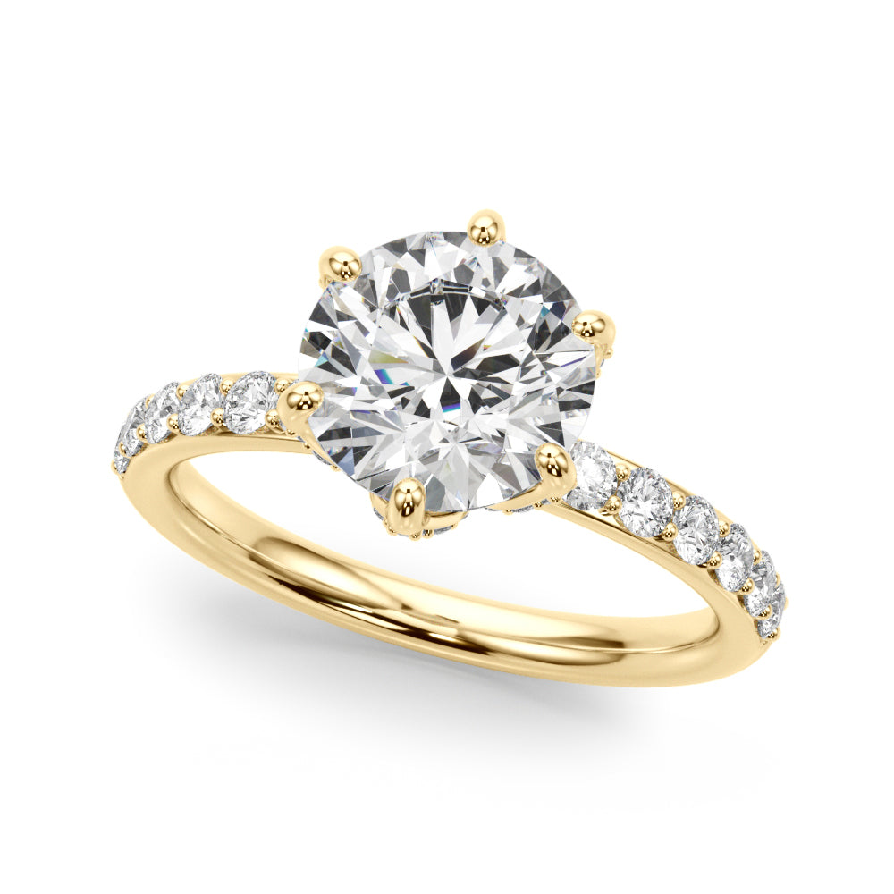 Round Diamond Engagement Ring · 1.08 ct tw