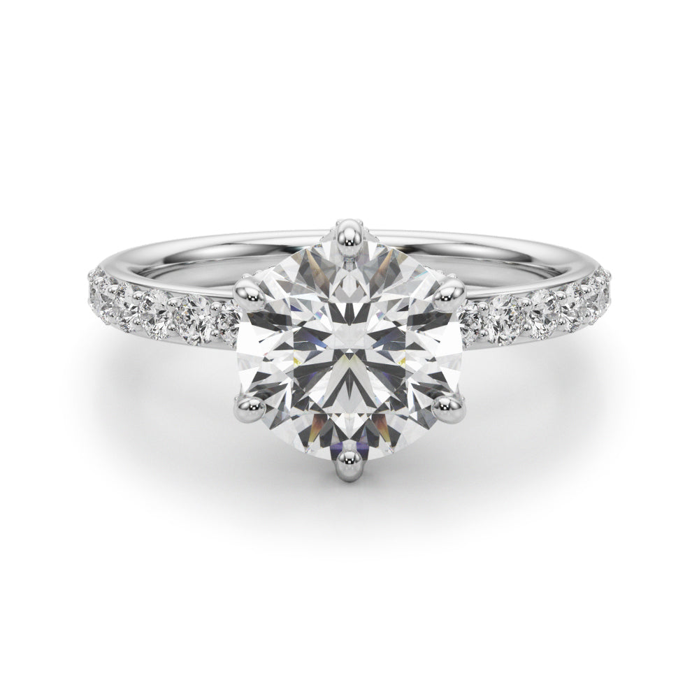 Round Diamond Engagement Ring · 1.33 ct tw