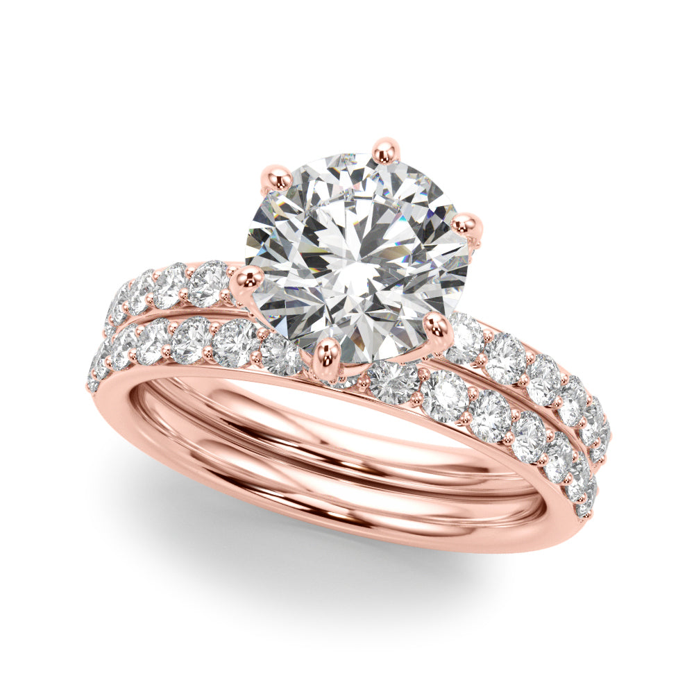 Round Diamond Engagement Ring · 3.14 ct tw