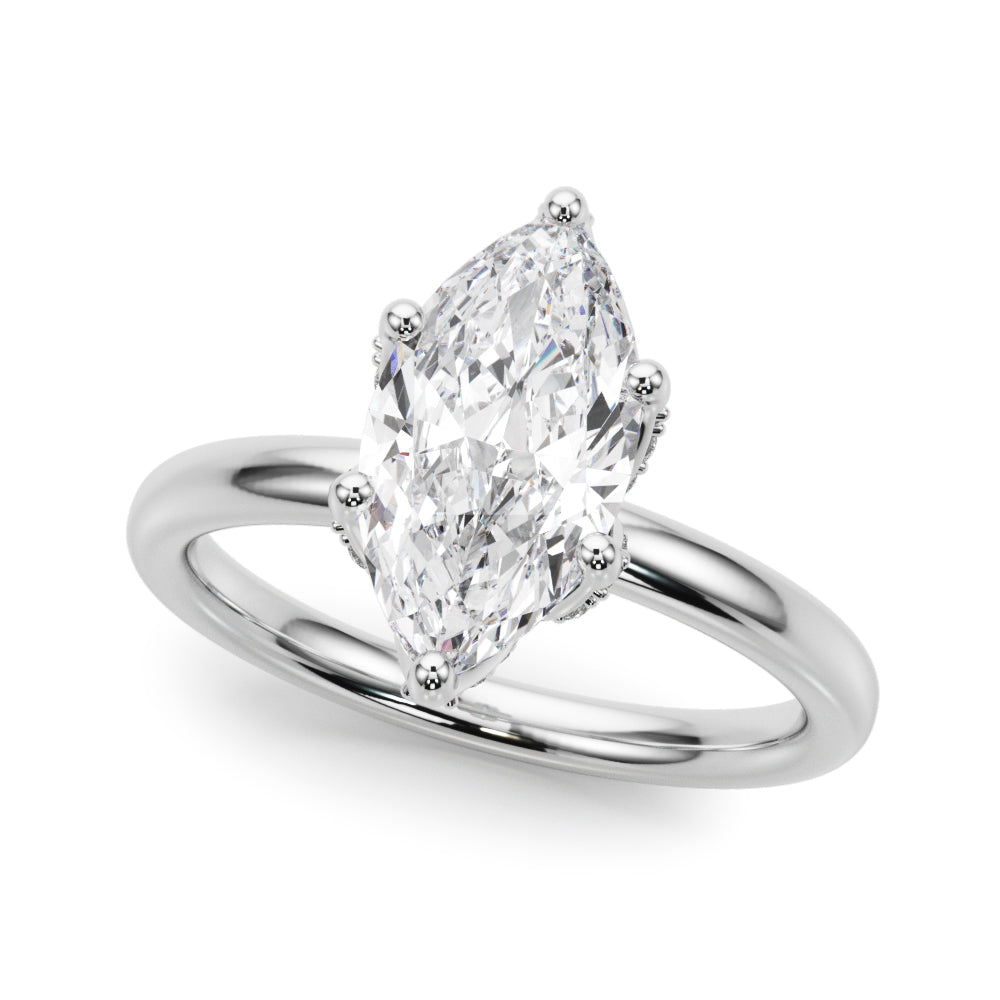 Marquise Diamond Engagement Ring · 0.42 ct tw