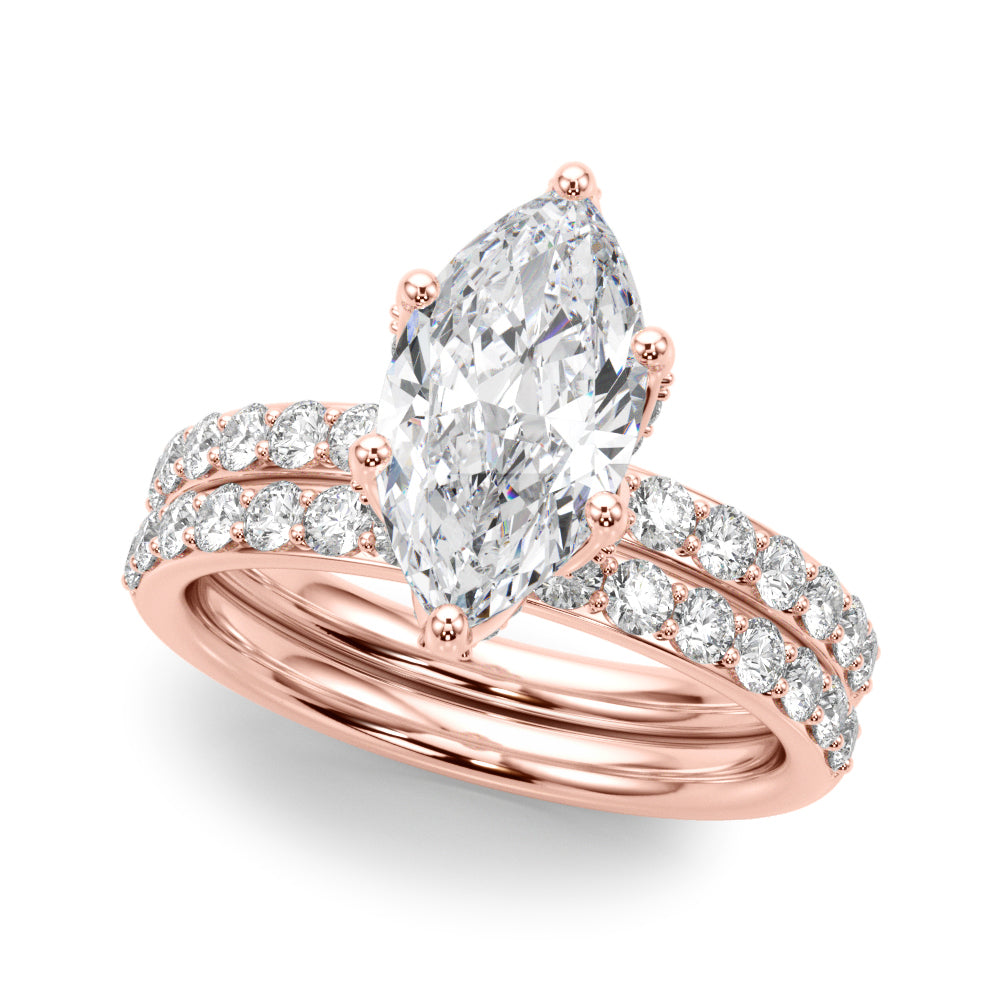 Marquise Diamond Engagement Ring · 0.60 ct tw