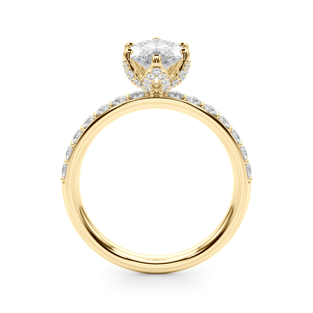 Marquise Diamond Engagement Ring · 0.68 ct tw