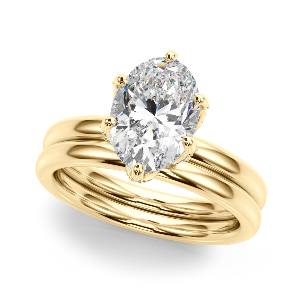 Oval Diamond Engagement Ring · 0.38 ct tw