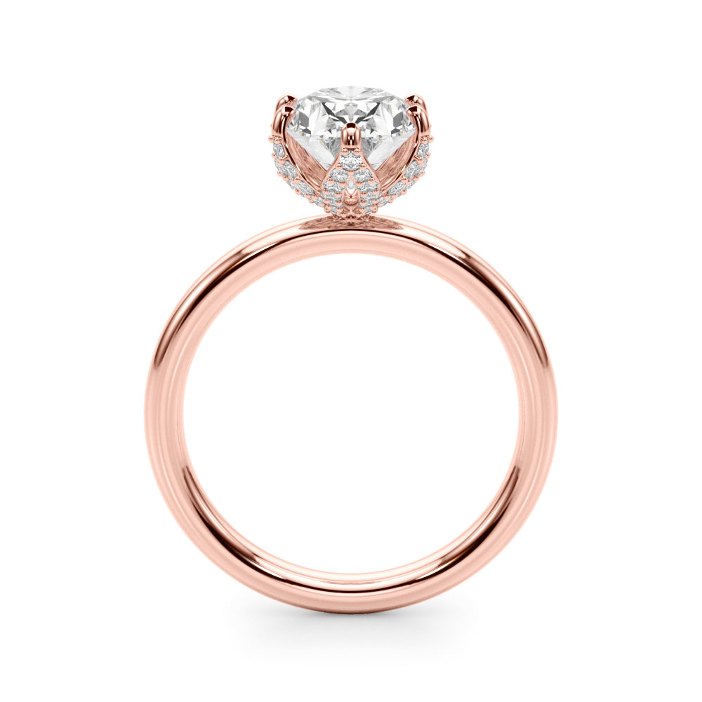 Oval Diamond Engagement Ring · 0.38 ct tw