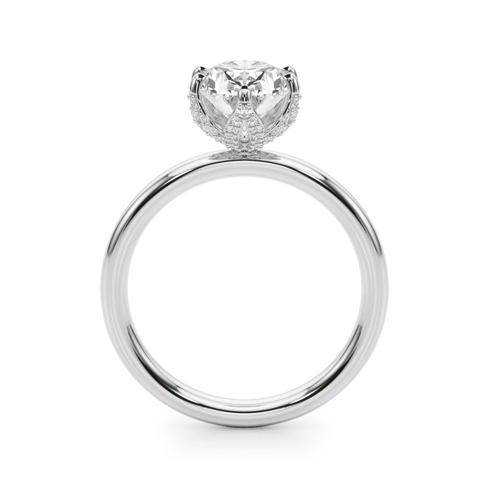 Oval Diamond Engagement Ring · 0.38 ct tw