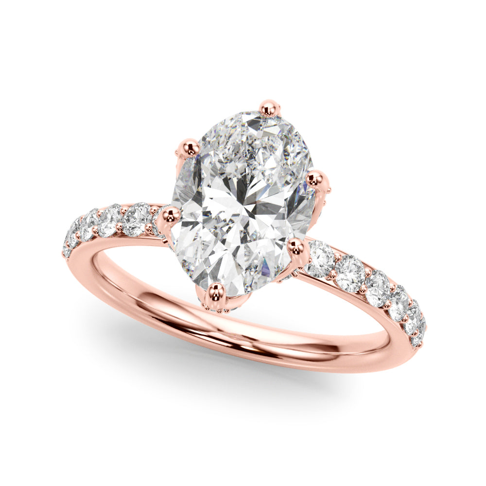 Oval Diamond Engagement Ring · 0.64 ct tw