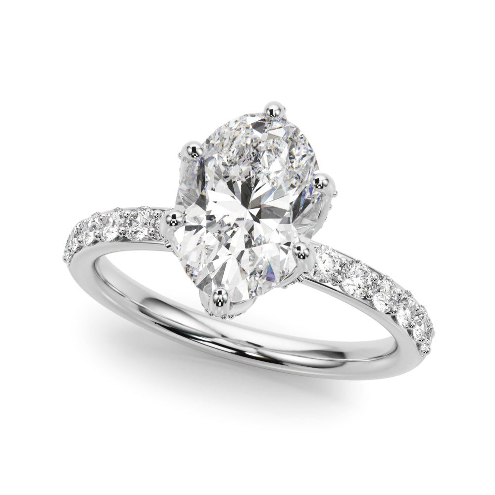 Oval Diamond Engagement Ring · 2.60 ct tw