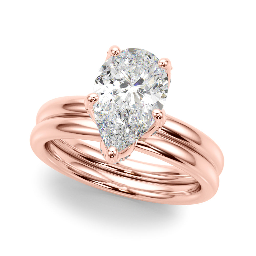 Pear Diamond Engagement Ring · 0.14 ct tw