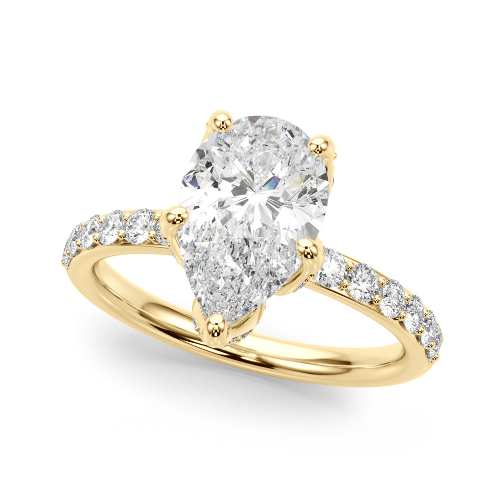 Pear Diamond Engagement Ring · 0.54 ct tw