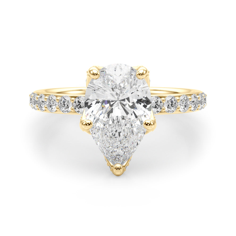 Pear Diamond Engagement Ring · 0.65 ct tw
