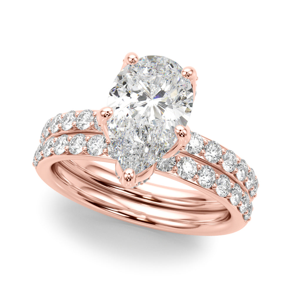Pear Diamond Engagement Ring · 0.58 ct tw