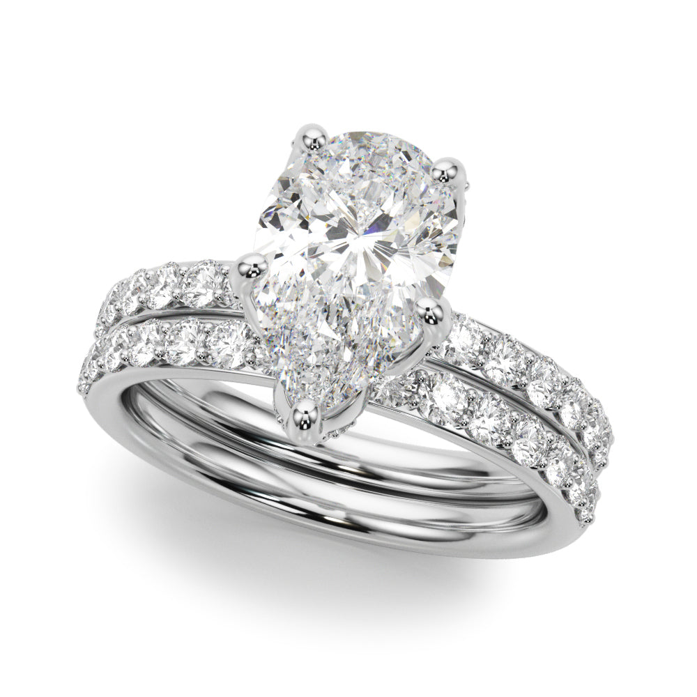 Pear Diamond Engagement Ring · 0.58 ct tw