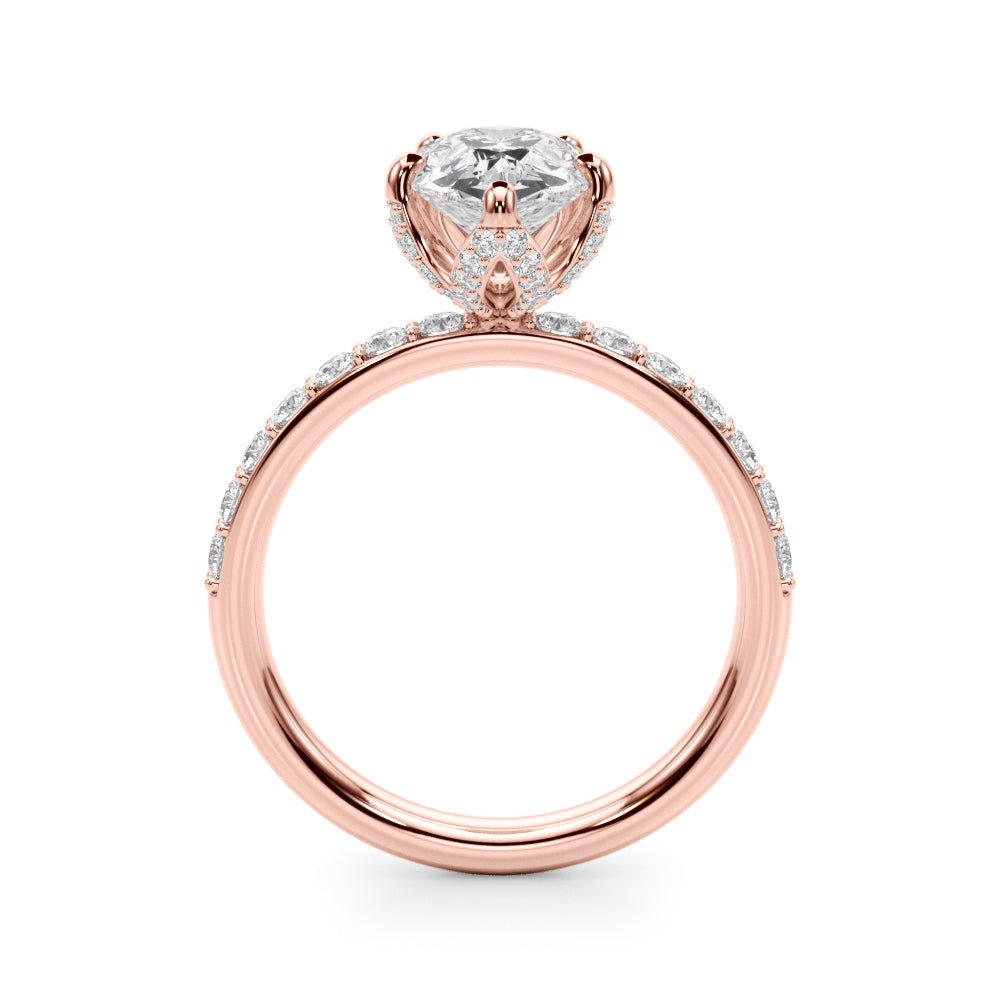 Pear Diamond Engagement Ring · 0.65 ct tw