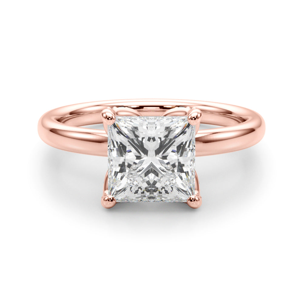 Square Diamond Engagement Ring · 0.91 ct tw