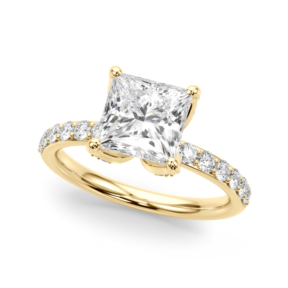 Marquise Diamond Engagement Ring · 0.08 ct tw