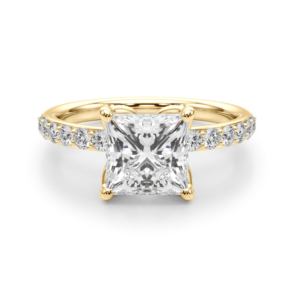 Square Diamond Engagement Ring · 1.33 ct tw