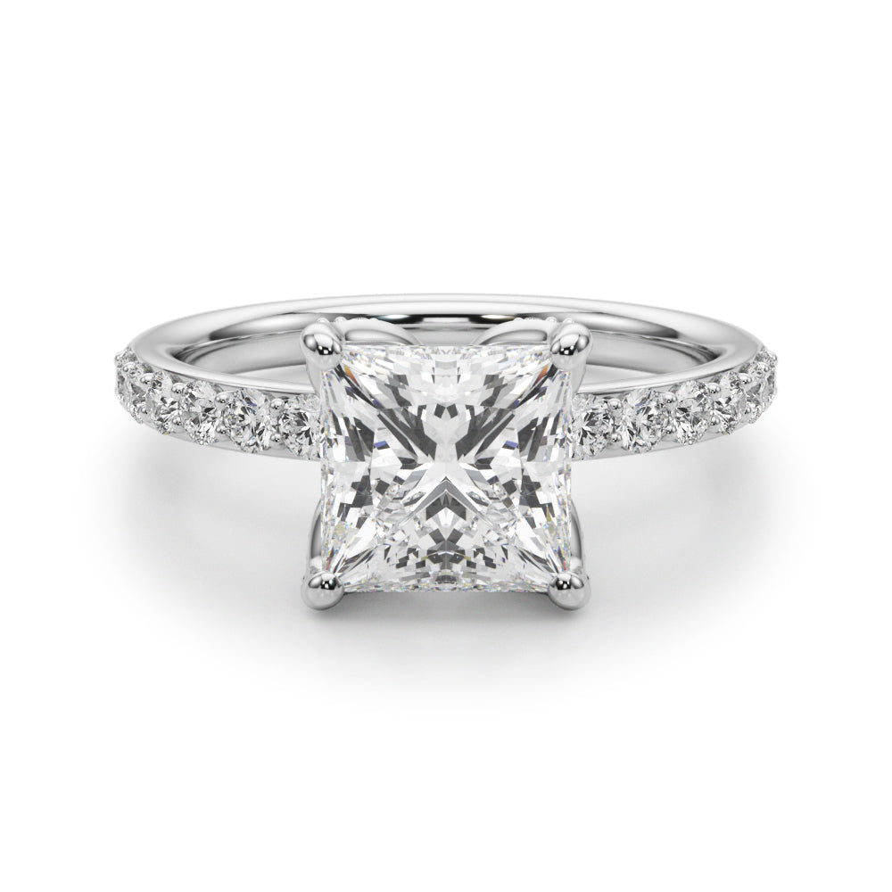 Marquise Diamond Engagement Ring · 0.08 ct tw