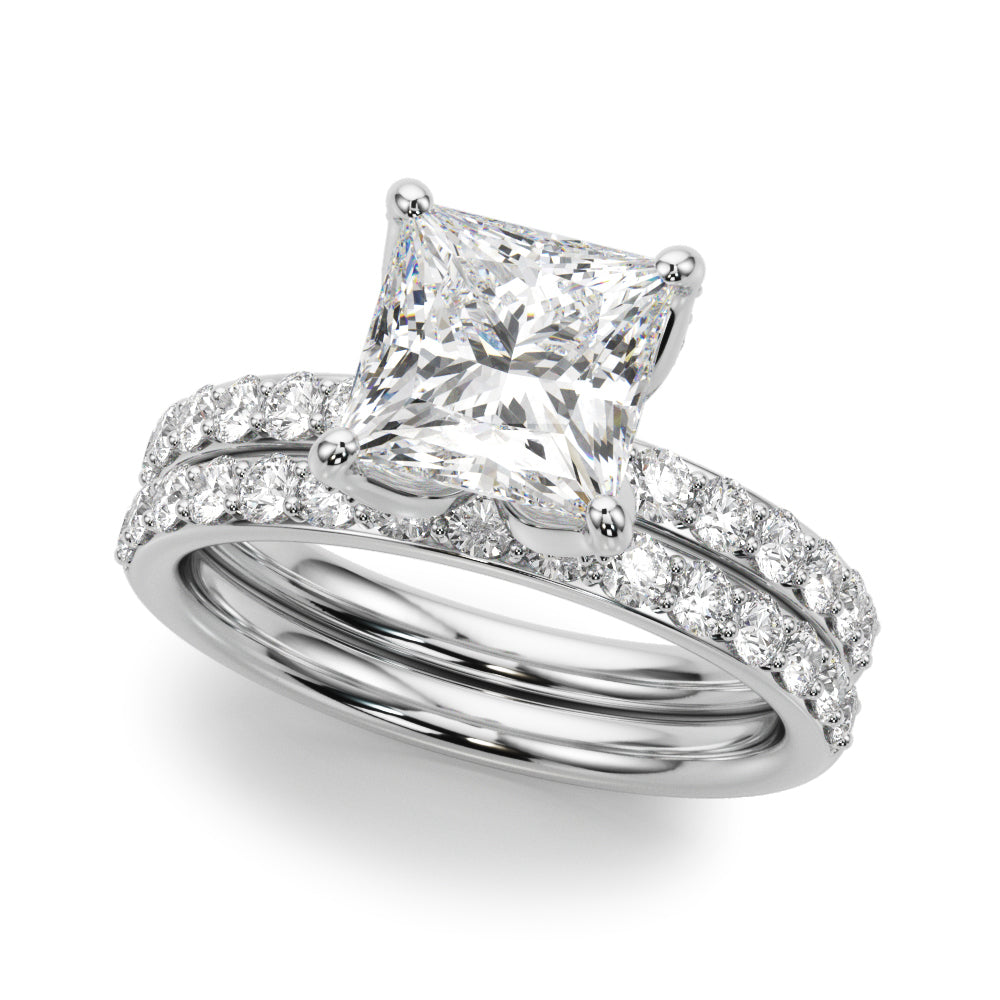 Square Diamond Engagement Ring · 2.62 ct tw