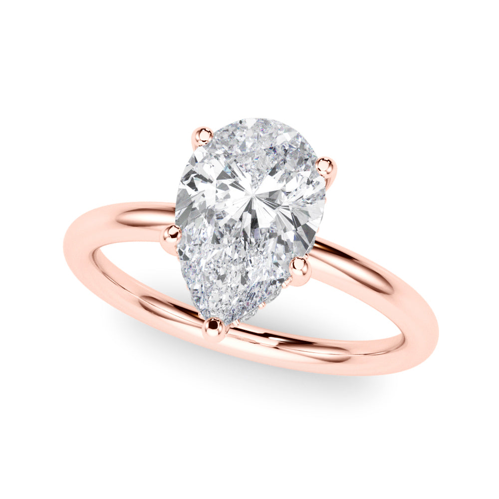 Pear Diamond Engagement Ring · 0.11 ct tw