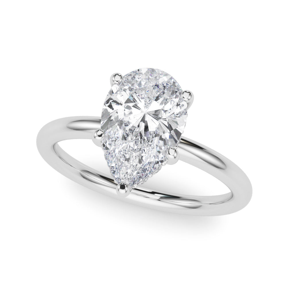 Pear Diamond Engagement Ring · 0.11 ct tw