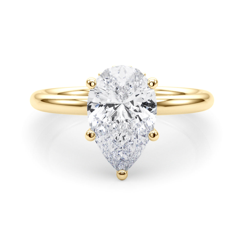 Pear Diamond Engagement Ring · 0.12 ct tw