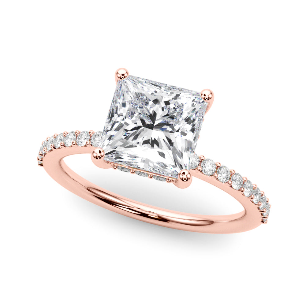 Square Diamond Engagement Ring · 1.25 ct tw
