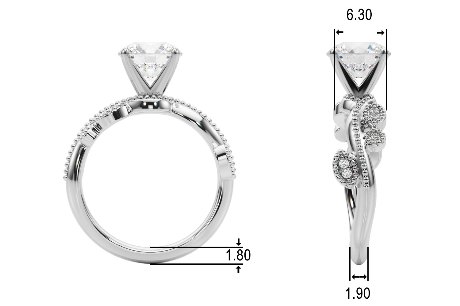 Diamond Engagement Ring · 0.07 ct tw