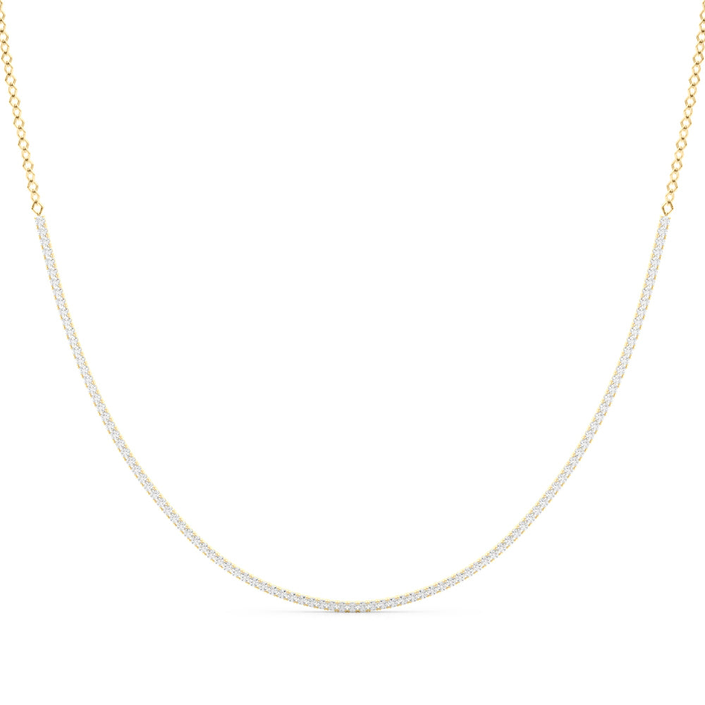 16 Inch 4 Prong Diamond Necklace · 3.67 ct tw